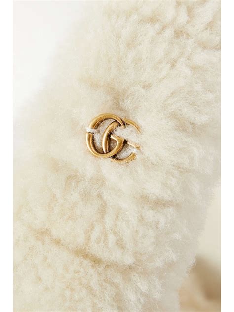 gucci shearling earmuffs